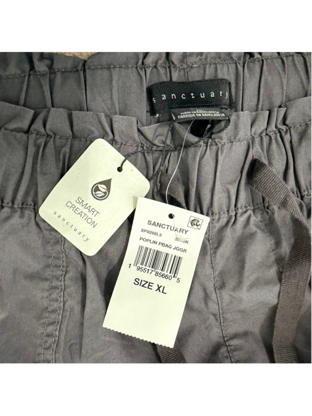 Sanctuary Charcoal Drawstring Jogger Pants - Picture 8 of 11